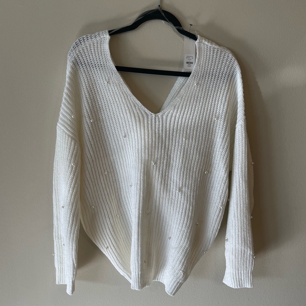 Pearl Embellished Sweater